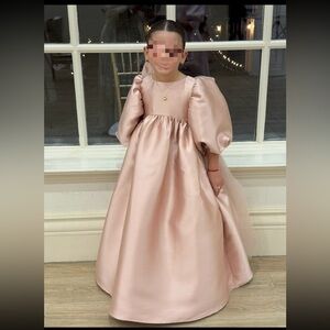 Reimagined Ella Petite Long Sleeve Gown Mauve Size 6